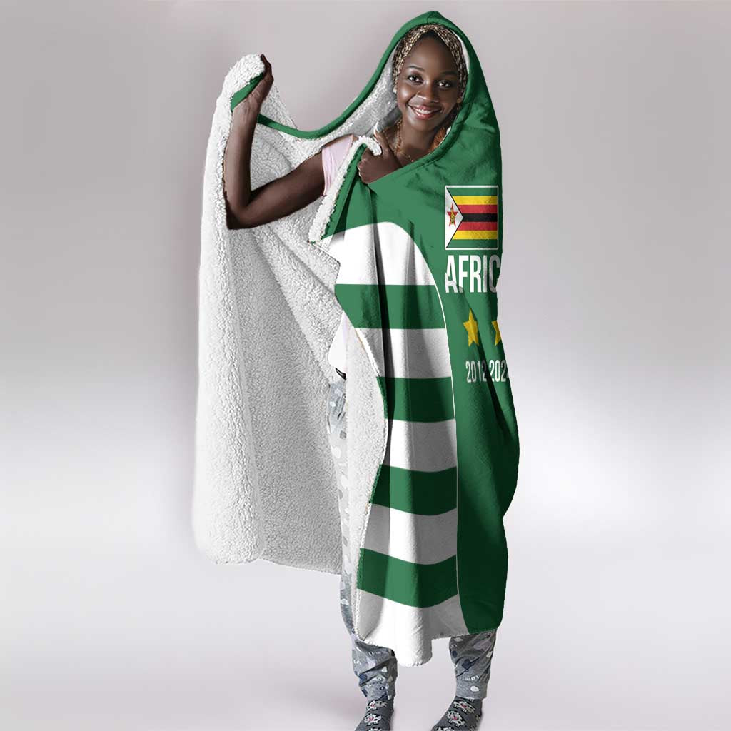 Zimbabwe Rugby History Champion Hooded Blanket One For The History Sables - African Pride