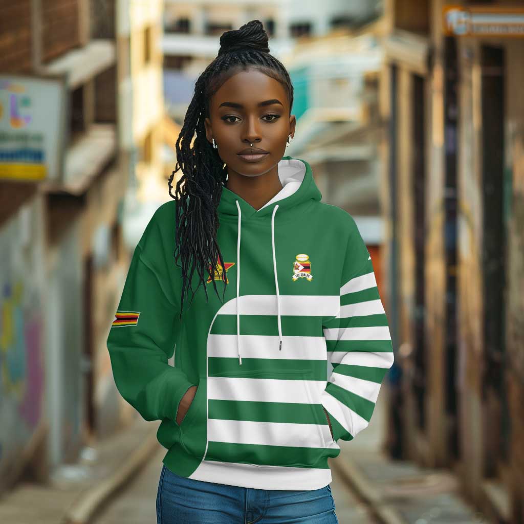 Zimbabwe Rugby History Champion Hoodie One For The History Sables - African Pride