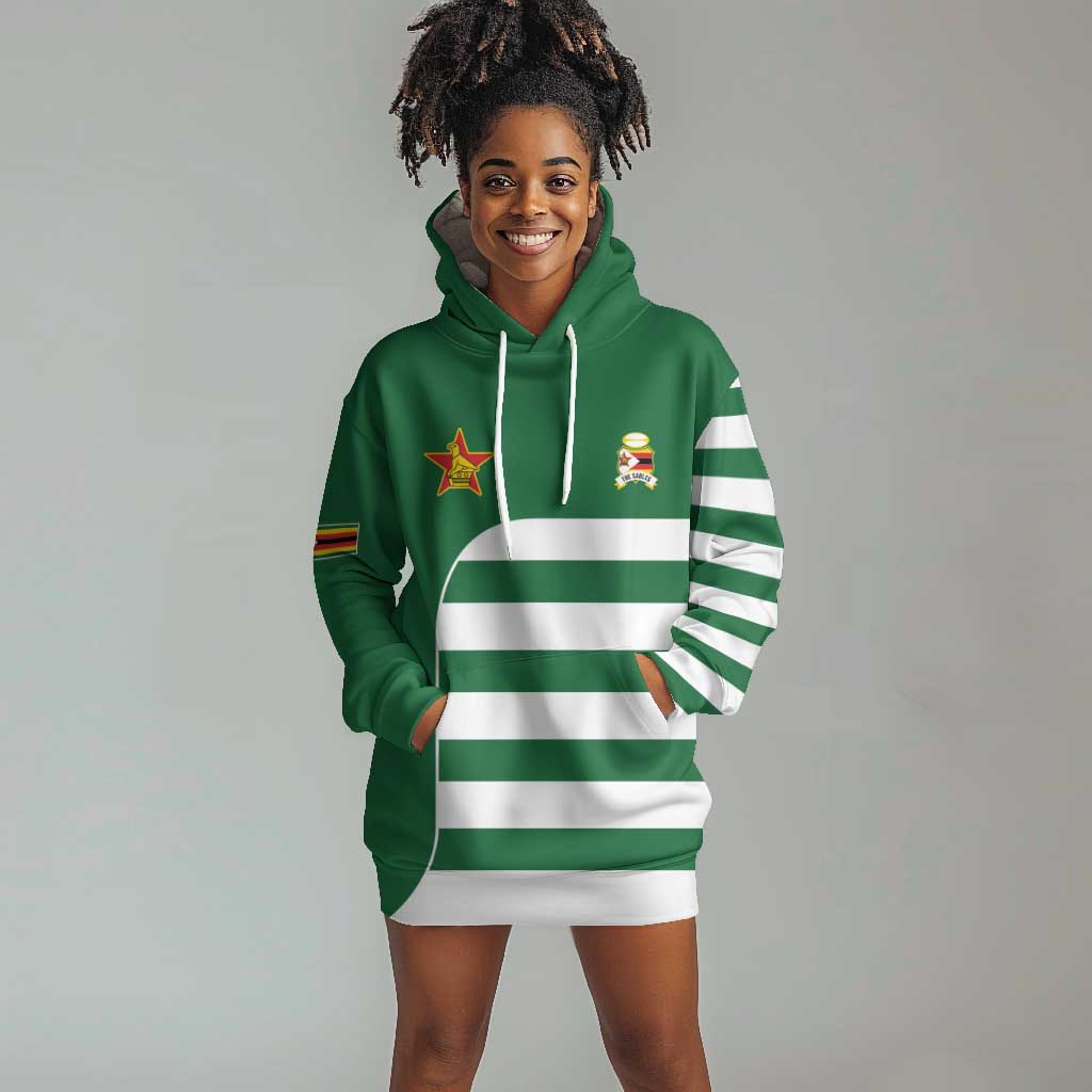 Zimbabwe Rugby History Champion Hoodie Dress One For The History Sables - African Pride