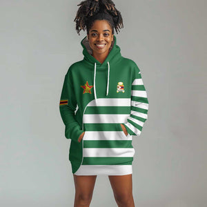 Zimbabwe Rugby History Champion Hoodie Dress One For The History Sables - African Pride