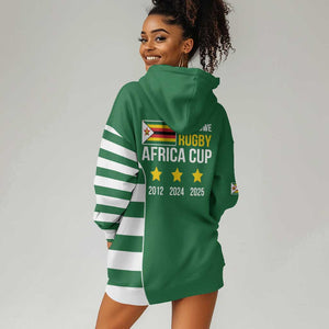 Zimbabwe Rugby History Champion Hoodie Dress One For The History Sables - African Pride