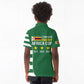 Zimbabwe Rugby History Champion Kid Polo Shirt One For The History Sables - African Pride
