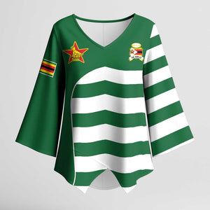 Zimbabwe Rugby History Champion Kimono Sleeve Blouse One For The History Sables