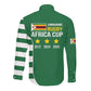 Zimbabwe Rugby History Champion Long Sleeve Button Shirt One For The History Sables - African Pride