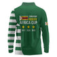 Zimbabwe Rugby History Champion Long Sleeve Polo Shirt One For The History Sables - African Pride