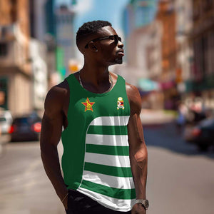 Zimbabwe Rugby History Champion Men Tank Top One For The History Sables - African Pride