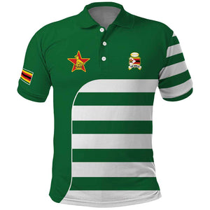 Zimbabwe Rugby History Champion Polo Shirt One For The History Sables - African Pride
