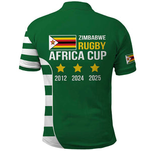 Zimbabwe Rugby History Champion Polo Shirt One For The History Sables - African Pride