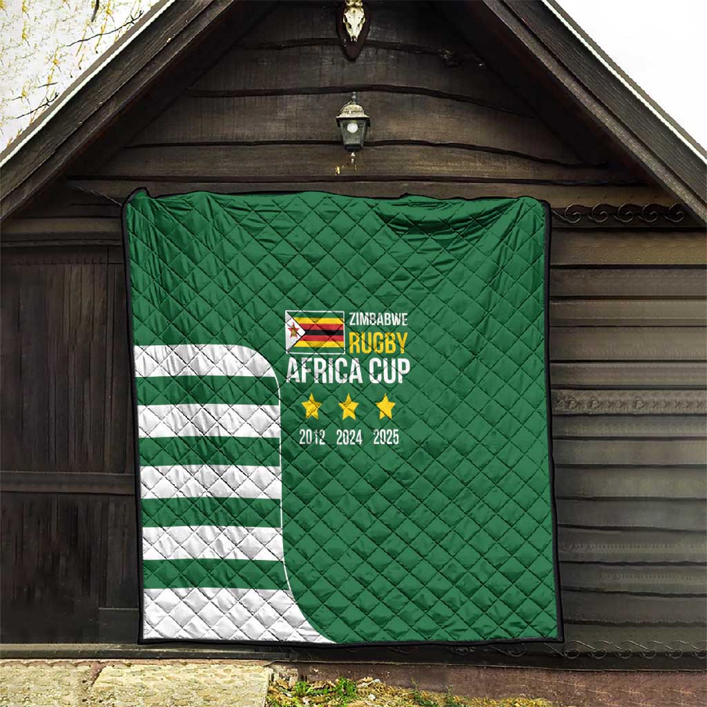 Zimbabwe Rugby History Champion Quilt One For The History Sables - African Pride