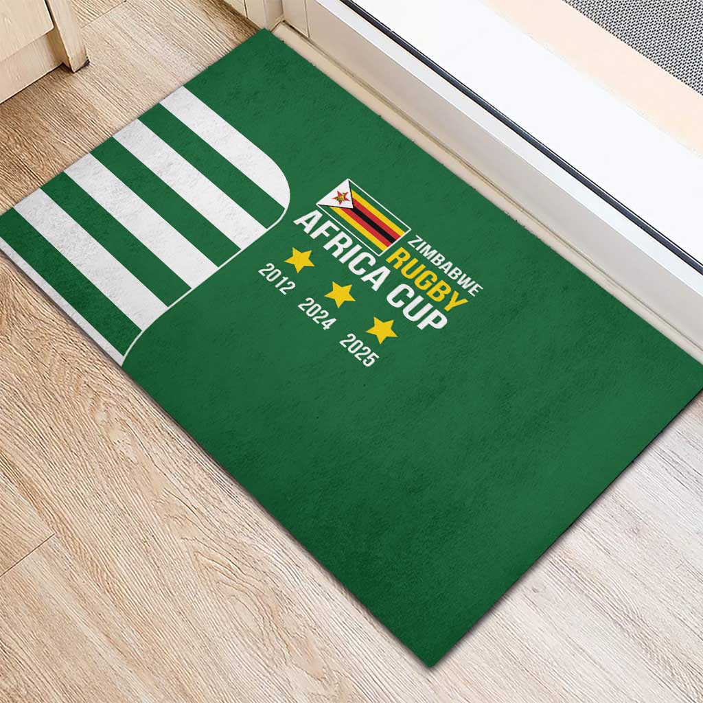 Zimbabwe Rugby History Champion Rubber Doormat One For The History Sables - African Pride