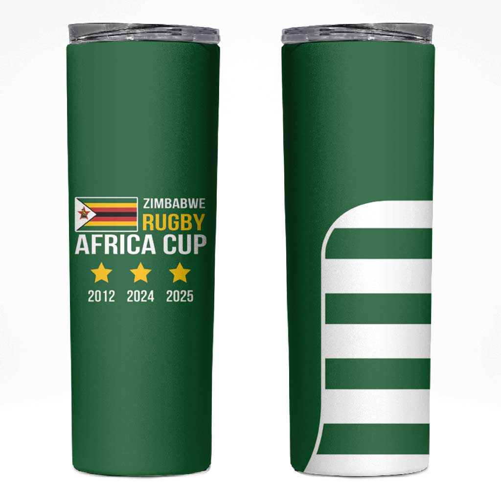Zimbabwe Rugby History Champion Skinny Tumbler One For The History Sables - African Pride