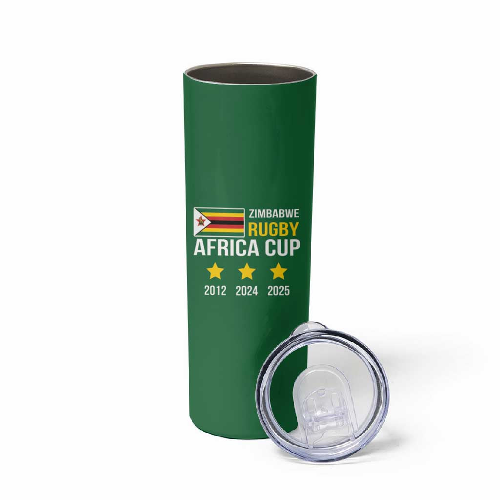 Zimbabwe Rugby History Champion Skinny Tumbler One For The History Sables - African Pride