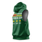 Zimbabwe Rugby History Champion Sleeveless Hoodie One For The History Sables - African Pride