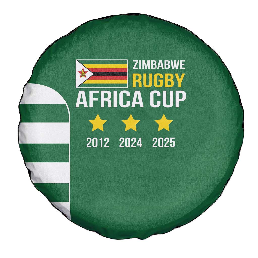 Zimbabwe Rugby History Champion Spare Tire Cover One For The History Sables - African Pride