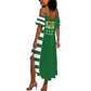 Zimbabwe Rugby History Champion Summer Maxi Dress One For The History Sables - African Pride
