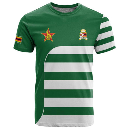 Zimbabwe Rugby History Champion T shirt One For The History Sables - African Pride