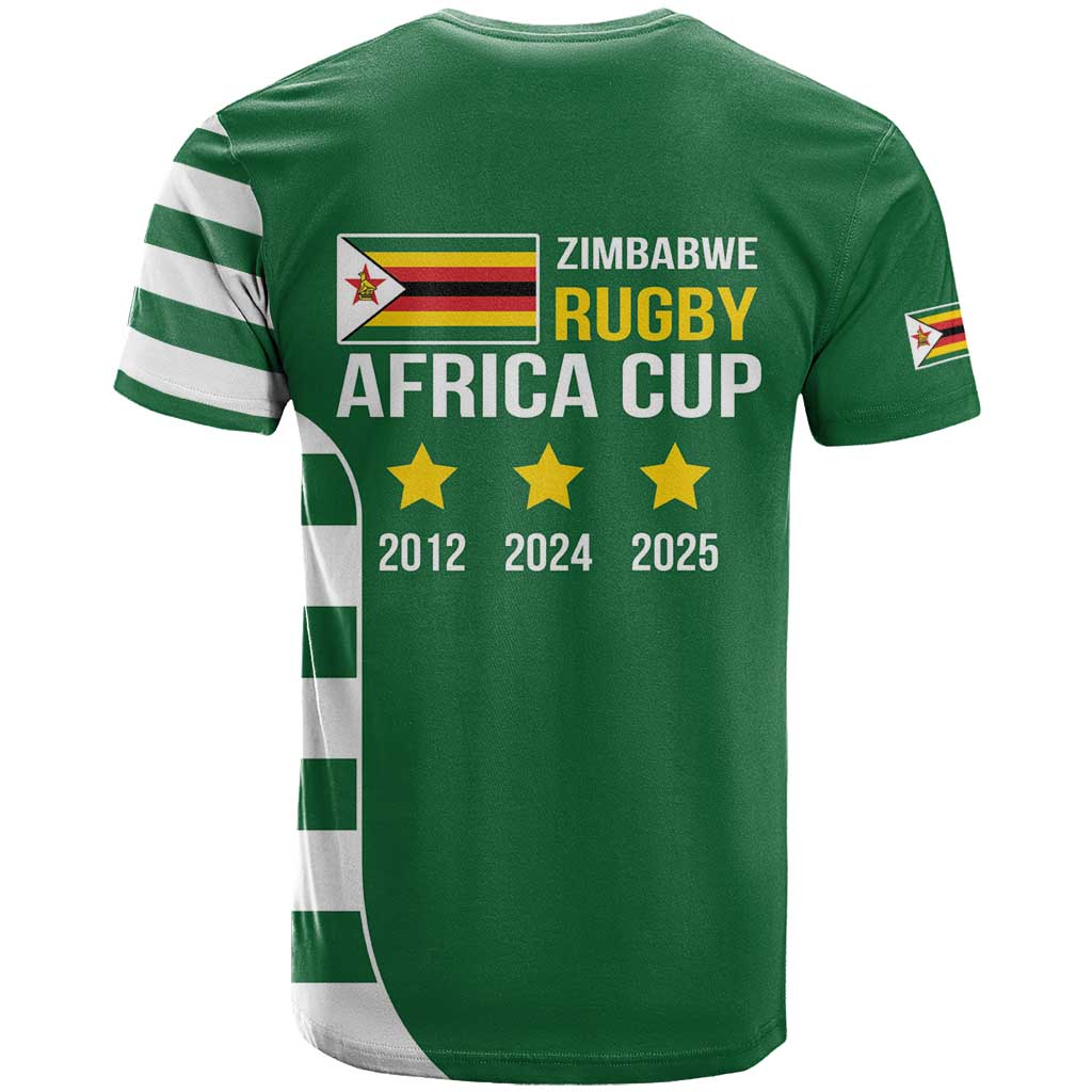 Zimbabwe Rugby History Champion T shirt One For The History Sables - African Pride