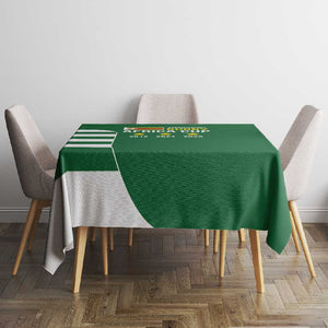 Zimbabwe Rugby History Champion Tablecloth One For The History Sables - African Pride