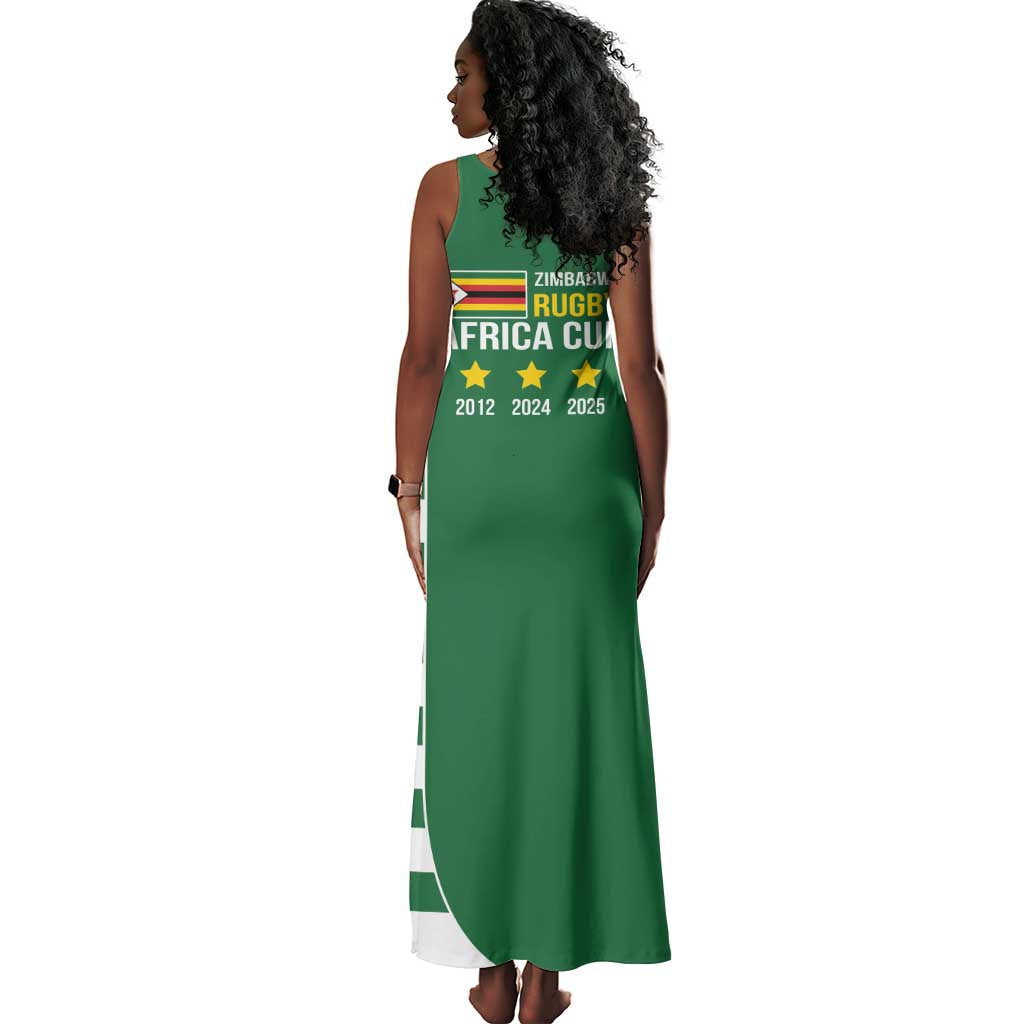 Zimbabwe Rugby History Champion Tank Maxi Dress One For The History Sables - African Pride