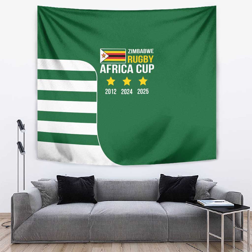 Zimbabwe Rugby History Champion Tapestry One For The History Sables - African Pride