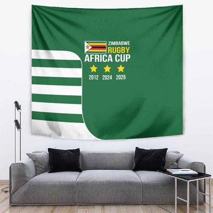 Zimbabwe Rugby History Champion Tapestry One For The History Sables - African Pride