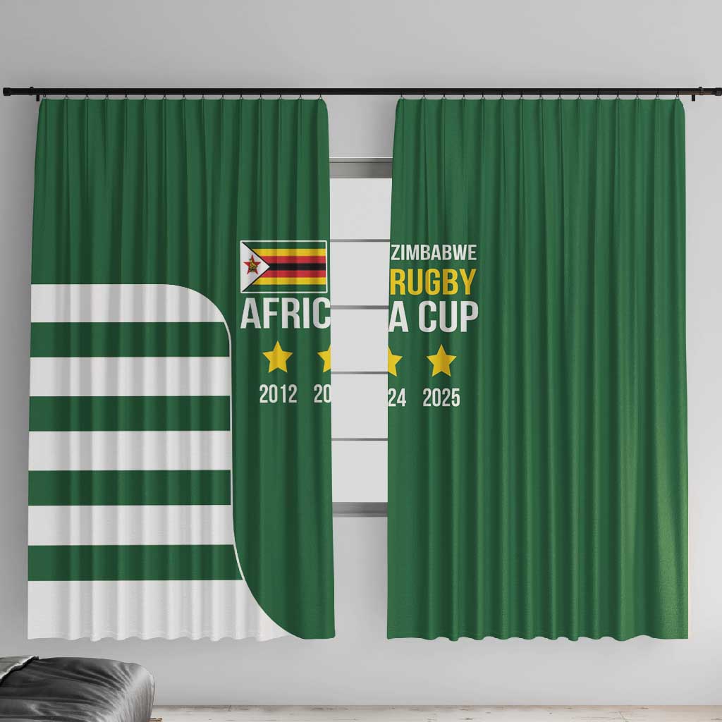 Zimbabwe Rugby History Champion Window Curtain One For The History Sables - African Pride