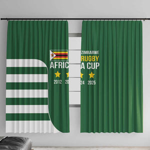 Zimbabwe Rugby History Champion Window Curtain One For The History Sables - African Pride