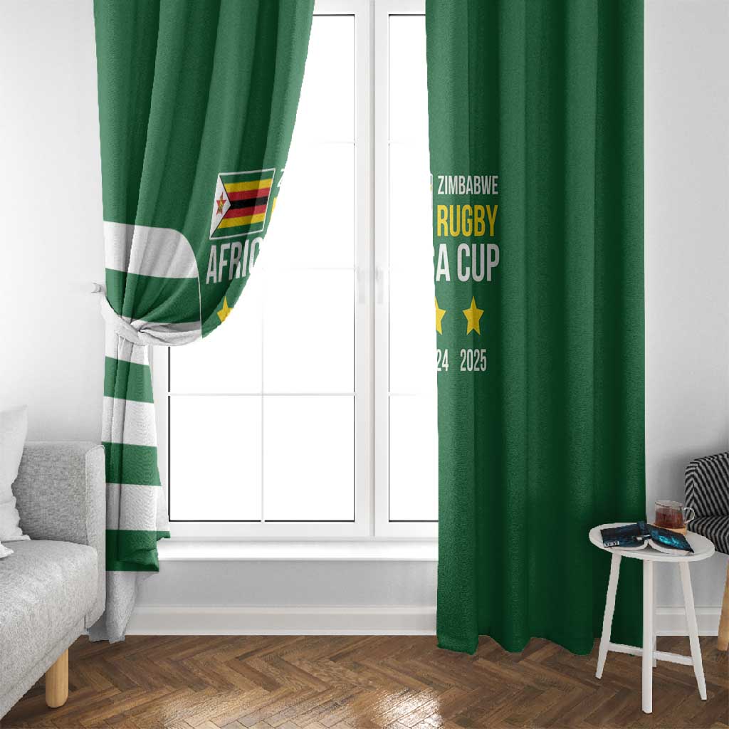 Zimbabwe Rugby History Champion Window Curtain One For The History Sables - African Pride
