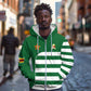 Zimbabwe Rugby History Champion Zip Hoodie One For The History Sables - African Pride