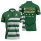 Zimbabwe Rugby History Champion Zipper Polo Shirt One For The History Sables
