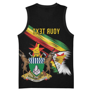 Zimbabwe Wings Flag Basketball Jersey Proudly Zimbabwean - African Pride