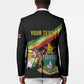 Personalized Zimbabwe Wings Flag Blazer Proudly Zimbabwean