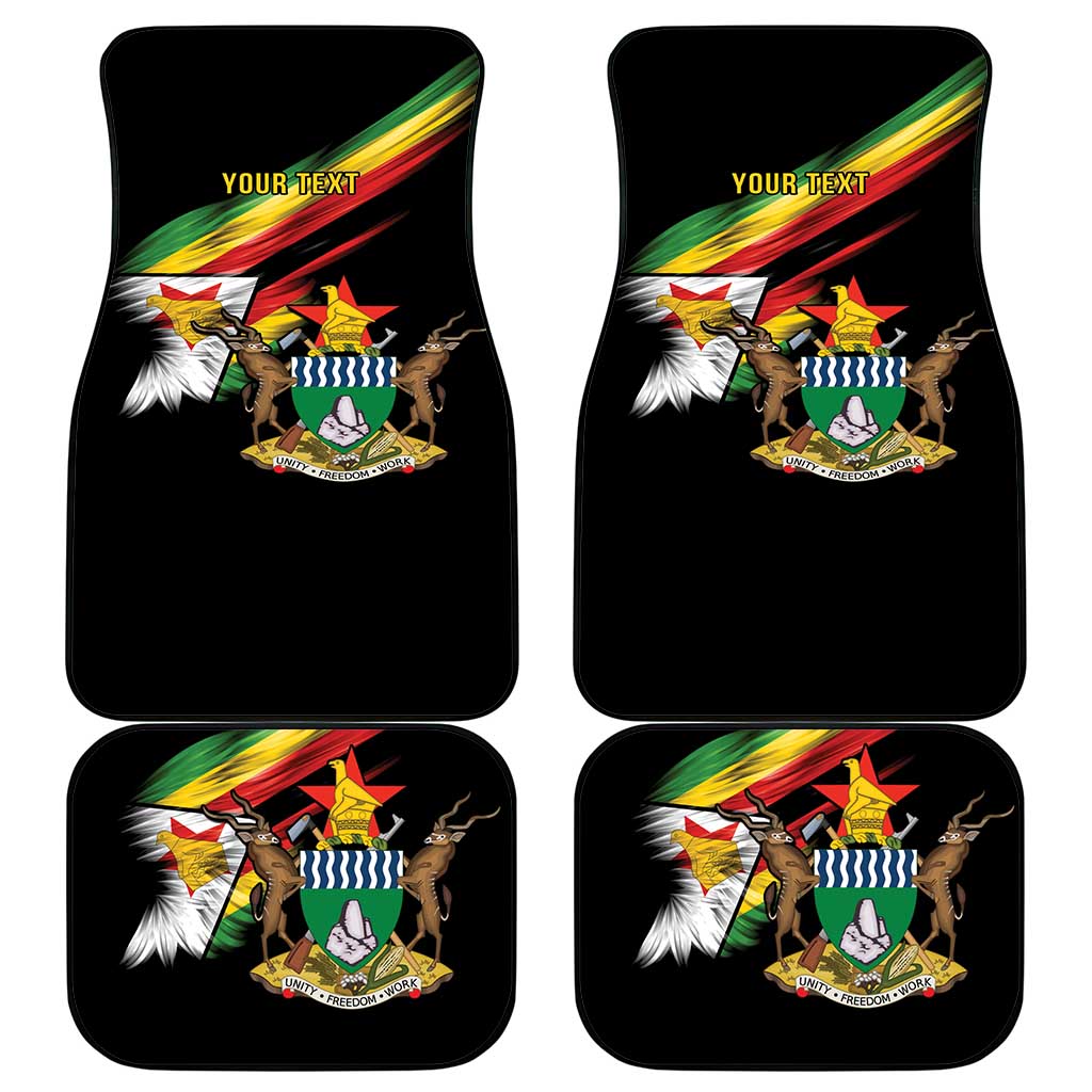 Zimbabwe Wings Flag Car Mats Proudly Zimbabwean - African Pride