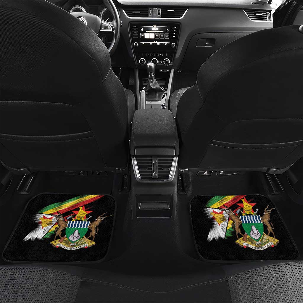 Zimbabwe Wings Flag Car Mats Proudly Zimbabwean - African Pride