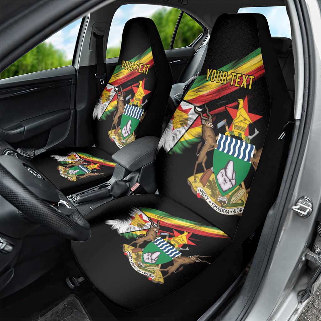 Zimbabwe Wings Flag Car Seat Cover Proudly Zimbabwean - African Pride