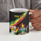 Personalized Zimbabwe Wings Flag Ceramic Mug Proudly Zimbabwean