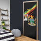 Personalized Zimbabwe Wings Flag Door Cover Proudly Zimbabwean