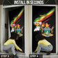 Personalized Zimbabwe Wings Flag Door Cover Proudly Zimbabwean