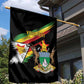 Zimbabwe Wings Flag Garden Flag Proudly Zimbabwean - African Pride