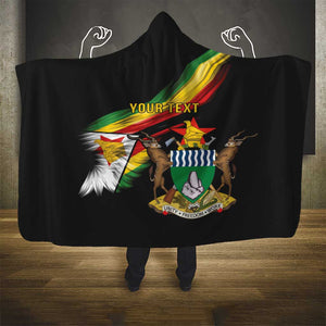 Zimbabwe Wings Flag Hooded Blanket Proudly Zimbabwean - African Pride