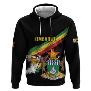 Zimbabwe Wings Flag Hoodie Proudly Zimbabwean - African Pride