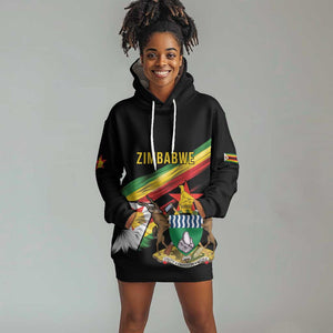Zimbabwe Wings Flag Hoodie Dress Proudly Zimbabwean - African Pride