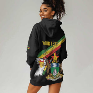 Zimbabwe Wings Flag Hoodie Dress Proudly Zimbabwean - African Pride