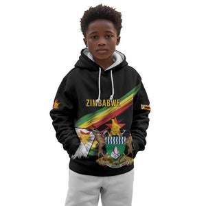 Zimbabwe Wings Flag Kid Hoodie Proudly Zimbabwean - African Pride