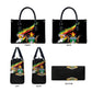 Personalized Zimbabwe Wings Flag Leather Bag Proudly Zimbabwean