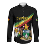 Zimbabwe Wings Flag Long Sleeve Button Shirt Proudly Zimbabwean - African Pride
