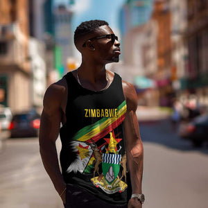 Zimbabwe Wings Flag Men Tank Top Proudly Zimbabwean - African Pride