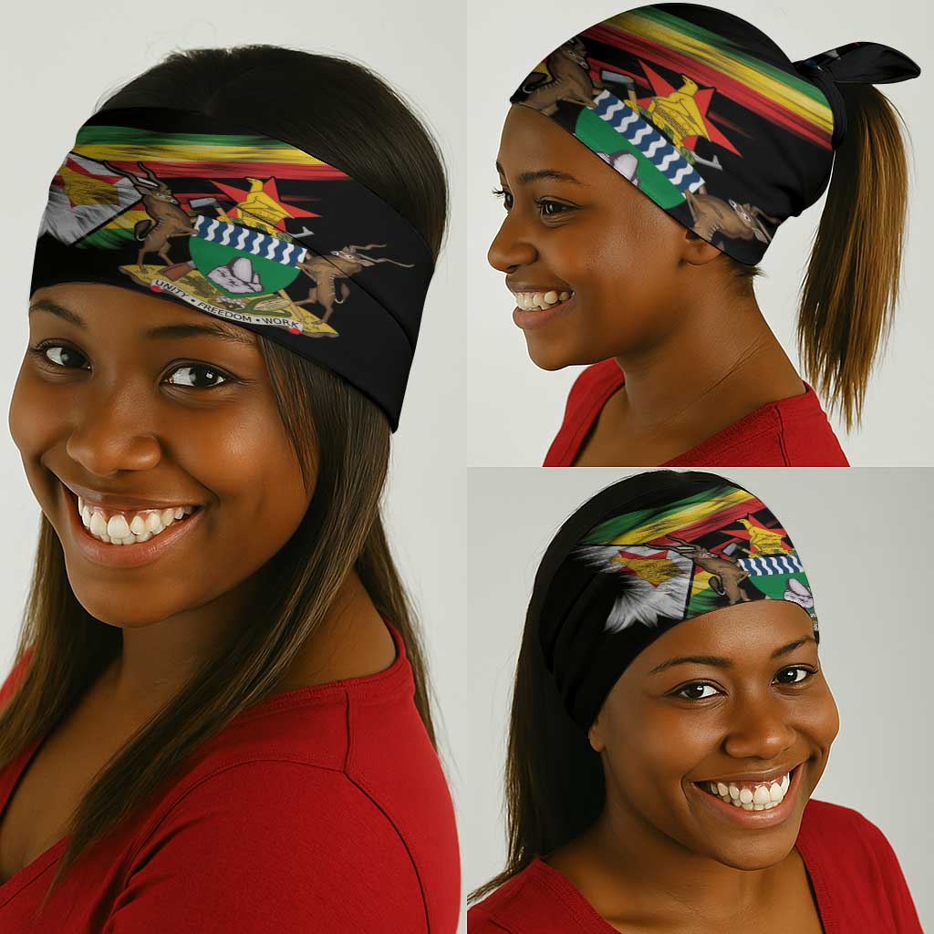 Zimbabwe Wings Flag Neck Gaiter Proudly Zimbabwean - African Pride