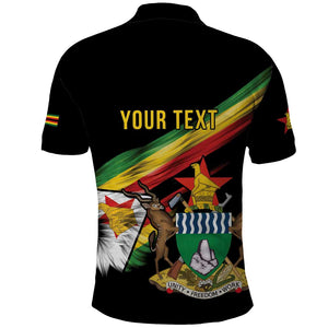 Zimbabwe Wings Flag Polo Shirt Proudly Zimbabwean - African Pride