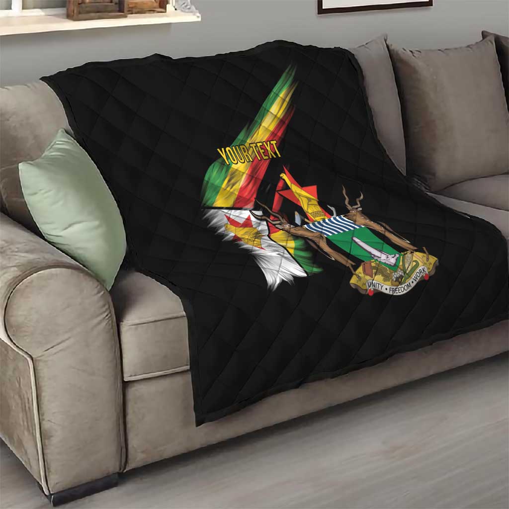 Zimbabwe Wings Flag Quilt Proudly Zimbabwean - African Pride